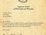 Hogwarts Birthday Invitation Template Harry Potter Invitation Letter Letters Free Sample Letters