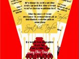 Hollywood themed Birthday Party Invitations 40th Birthday Ideas Hollywood Birthday Invitation Templates