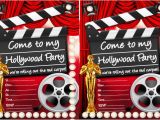 Hollywood themed Birthday Party Invitations Hollywood Party Ideas Goodtoknow