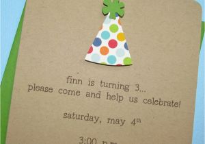 Homemade 1st Birthday Invitations Homemade 1st Birthday Invitations Best Party Ideas