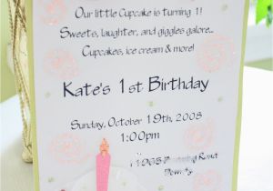 Homemade 1st Birthday Invitations Homemade Baby 39 S 1st Birthday Invitations