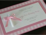 Homemade 1st Birthday Invitations Homemade Birthday Invitations Ideas