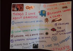 Homemade Birthday Cards for Grandpa A Birthday Card From Ethan to Grandpa Handmade Cards