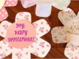Homemade Birthday Invitations Templates Diy Birthday Invitations Diy Birthday Invitations by Way