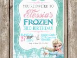 Homemade Birthday Invitations Templates Homemade Frozen Birthday Invitations Invitation Librarry