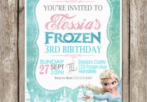 Homemade Birthday Invitations Templates Homemade Frozen Birthday Invitations Invitation Librarry