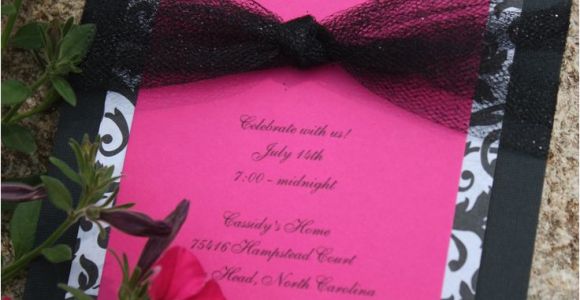 Homemade Birthday Invites Best 25 Homemade Invitations Ideas On Pinterest