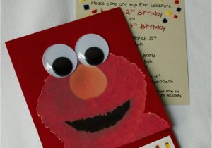 Homemade Elmo Birthday Invitations Diy Elmo Birthday Invitations Www Imgkid Com the Image