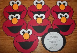 Homemade Elmo Birthday Invitations Homemade Elmo Birthday Invitations Best Party Ideas