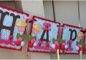 Homemade Happy Birthday Banner Happy Birthday Banner Handmade Banner Custom Made Go