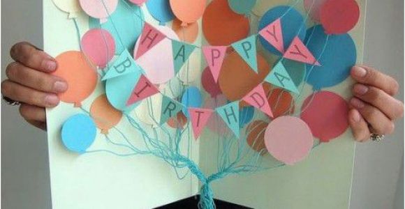 Homemade Happy Birthday Banner Ideas How to Diy Creative Happy Birthday Banner and Balloon Card