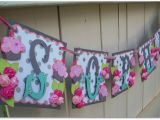 Homemade Happy Birthday Banner Items Similar to Handmade Banner Custom Made Go Green