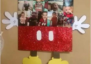 Homemade Mickey Mouse Birthday Decorations Finished W Mickey Mouse Lil Mans Picture Frame Diy