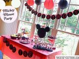 Homemade Mickey Mouse Birthday Decorations Mickey Mouse Birthday Party
