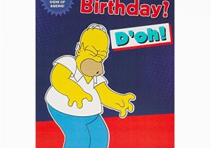 Homer Simpson Birthday Cards Hallmark the Simpsons Birthday Card for Him 39 8 Signs Of
