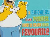 Homer Simpson Birthday Cards Happy Birthday Dad Homer Simpson Card Ebay