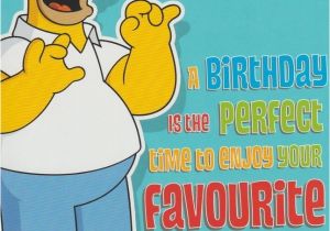 Homer Simpson Birthday Cards Happy Birthday Dad Homer Simpson Card Ebay