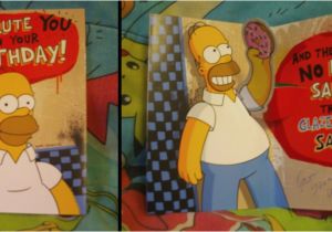 Homer Simpson Birthday Cards My Homer Simpson Birthday Card by Mariosimpson1 On Deviantart