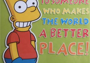 Homer Simpson Birthday Cards Paul 39 S Party Zone Bart Simpson Happy Birthday Greeting Card