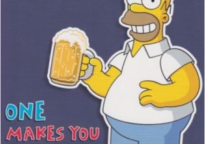 Homer Simpson Birthday Cards the Simpsons Quot Homer Simpson Quot Birthday Card Ebay