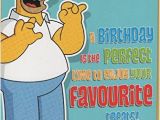 Homer Simpson Birthday Cards Xpress Yourself for My Husband 50 Celebrate In Style