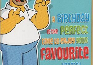 Homer Simpson Birthday Cards Xpress Yourself for My Husband 50 Celebrate In Style