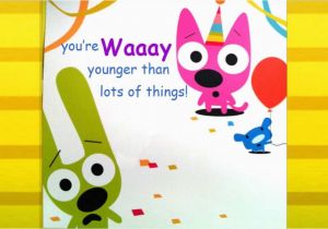 Hoops and Yoyo Birthday Card Hoops Yoyo Birthday Card You 39 Re Not Old Youtube