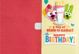 Hoops and Yoyo Birthday Cards with sound Hoops Yoyo Cake Birthday sound Card with Motion