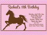 Horse Birthday Cards Free Printable Free Printable Horse Birthday Party Invitations