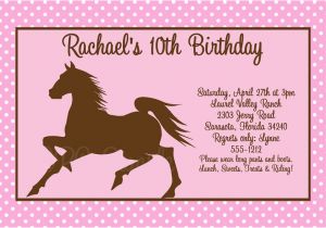 Horse Birthday Cards Free Printable Free Printable Horse Birthday Party Invitations