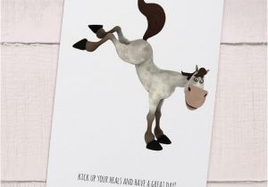 Horse Birthday Cards Free Printable Items Similar to Funny Horse Printable Birthday Card
