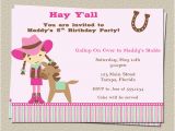 Horse Birthday Invites Free Printable Horse Birthday Party Invitations Free