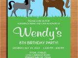 Horse Birthday Invites Horse Pony Birthday Party Invitation Cards Printable Diy