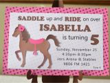 Horse Birthday Invites Pony Birthday Invitations Horse Birthday by Bcpaperdesigns