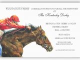Horse Racing Birthday Invitations Horse Power Invitation Custom Printed Invitations for