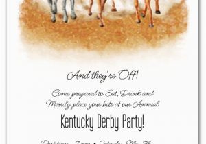 Horse Racing Birthday Invitations the Finish Horse Racing Invitations Kentucky Derby Party