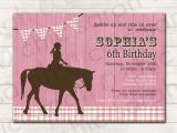 Horse themed Birthday Cards Free Printable Horse Birthday Invitations Printable