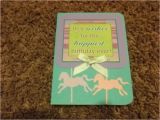 Horse themed Birthday Cards Horse theme Birthday Card Premade Scrapbook