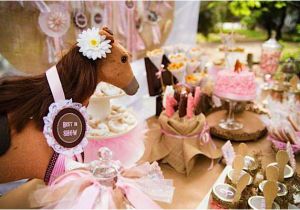 Horse themed Birthday Party Decorations Kara 39 S Party Ideas Pony themed 3rd Birthday Party Kara 39 S