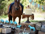 Horse themed Birthday Party Decorations Kara 39 S Party Ideas Rustic Horse Birthday Party Kara 39 S