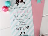 Horse themed Birthday Party Invitations Girl Horse Birthday Party Design Dazzle