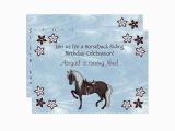 Horseback Riding Birthday Party Invitations Western Horseback Riding Girls Birthday Invitation Zazzle