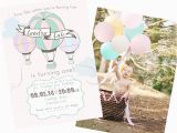 Hot Air Balloon 1st Birthday Invitations Party Reveal Hot Air Balloon Birthday Party Project Nursery