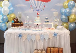 Hot Air Balloon Birthday Party Decorations Kara 39 S Party Ideas Red and Blue Hot Air Balloon Vintage