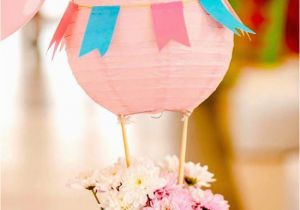 Hot Air Balloon Birthday Party Decorations Kara 39 S Party Ideas Shabby Chic Hot Air Balloon Party