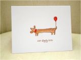 Hot Dog Birthday Card Hot Diggity Dog Birthday Card by thepapermenagerie On Etsy