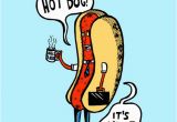 Hot Dog Birthday Card Hot Dog Birthday Card