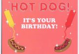 Hot Dog Birthday Card Hot Dog It 39 S Your Birthday Card by Sweetgumandoak On Etsy