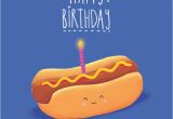 Hot Dog Birthday Card Hot Dogs and Birthday Cake Midlife Margaritas