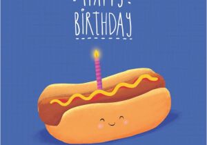 Hot Dog Birthday Card Hot Dogs and Birthday Cake Midlife Margaritas
